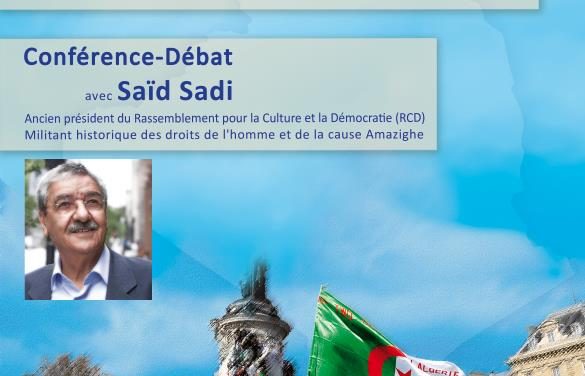 Conférence débat Montpellier 8 décembre 2022: Dr Saïd Sadi