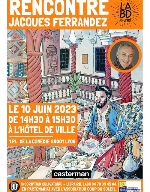 Jacques Ferrandez à Lyon le 10 juin 2023