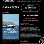 Projection du film De la Conquête à Lyon le mardi 16 janvier