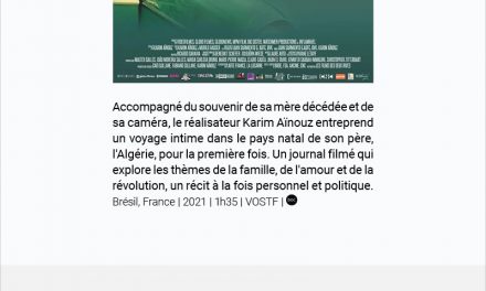 Projection du film Marin des montagnes de Karim Ainouz, le 15 avril à Lyon