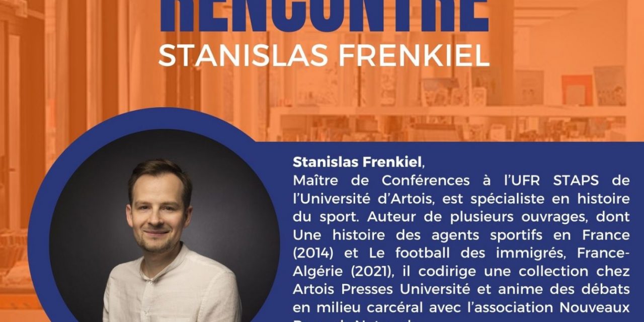 Conférences de Stanislas Frenkiel “Une histoire des sportifs algériens” le 13 novembre à Vaulx en Velin