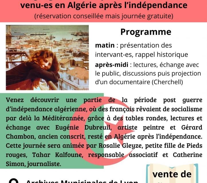 Journée d’échange sur des parcours de « pieds rouges » en Algérie à Lyon le 16 janvier
