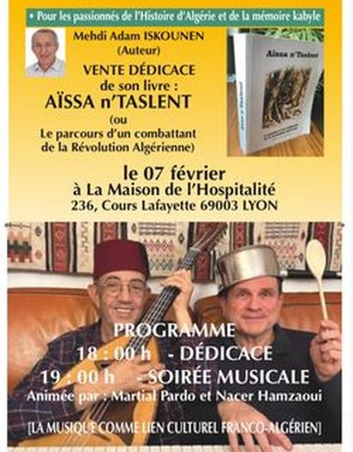 Soirée autour de l’histoire de l’Algérie et de la France