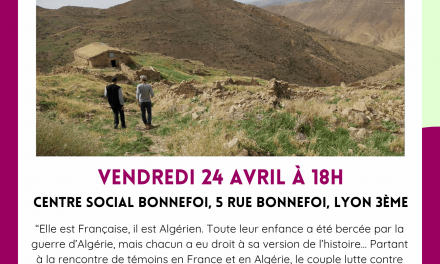 Projection du film « Ne nous racontez plus d’histoires » à Lyon le 24 avril 2026